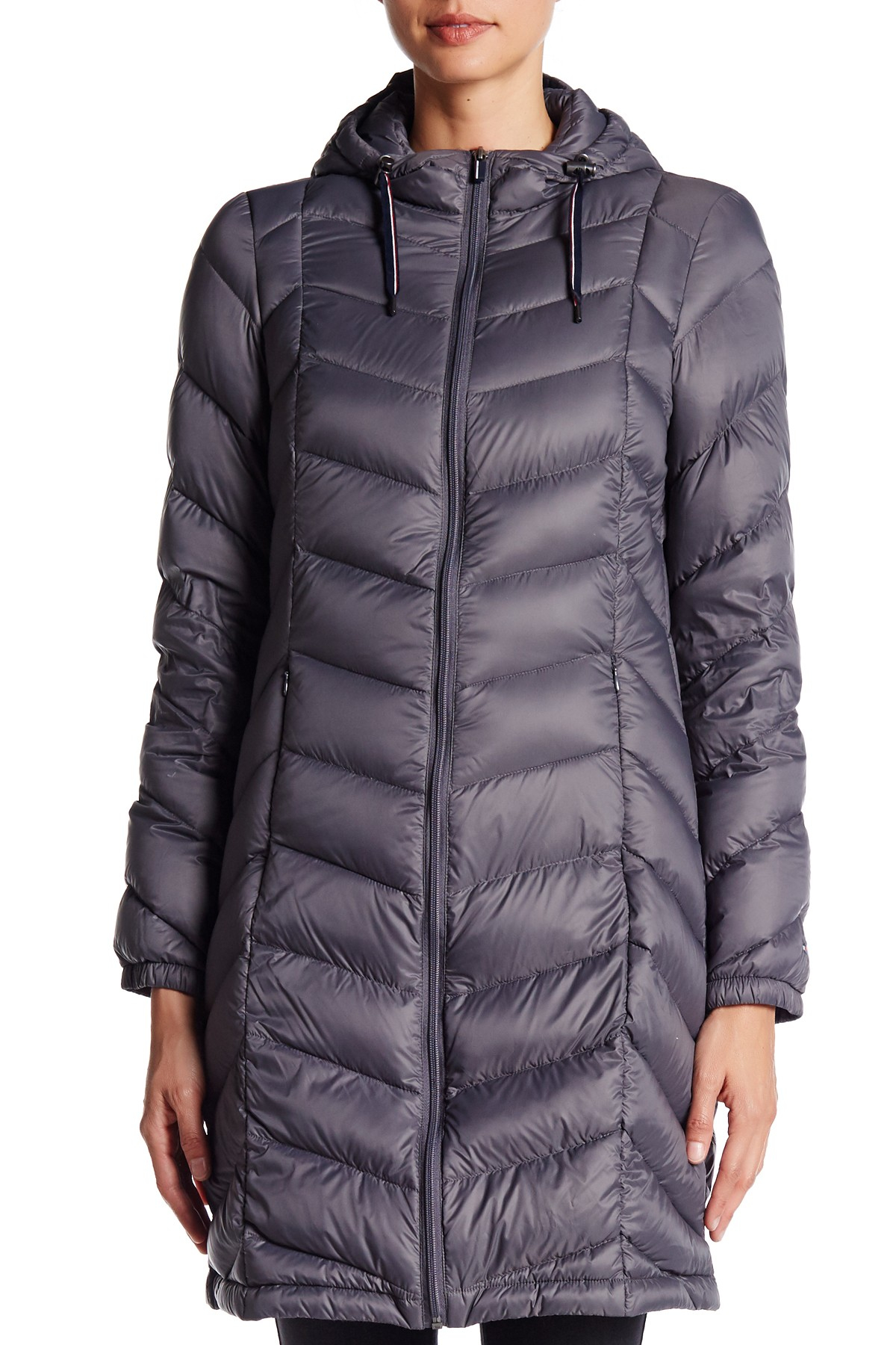tommy hilfiger quilted nylon packable jacket